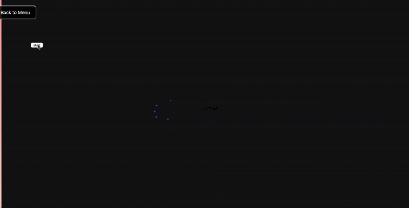 A colorful bar graph that shifts dynamically with the music’s beat.