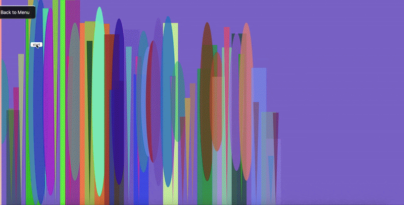 Abstract sound lines dancing to the rhythm of the song.