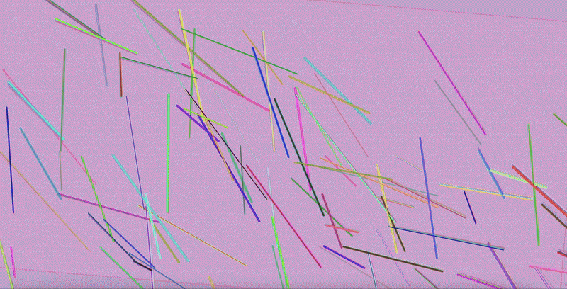 A pulsating grid of colors synchronized with beat detection.